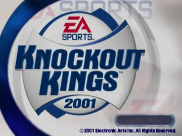 Knockout Kings 2001 screen shot title